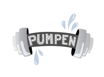 Snapchat Sticker Basic Words "Pumpen"