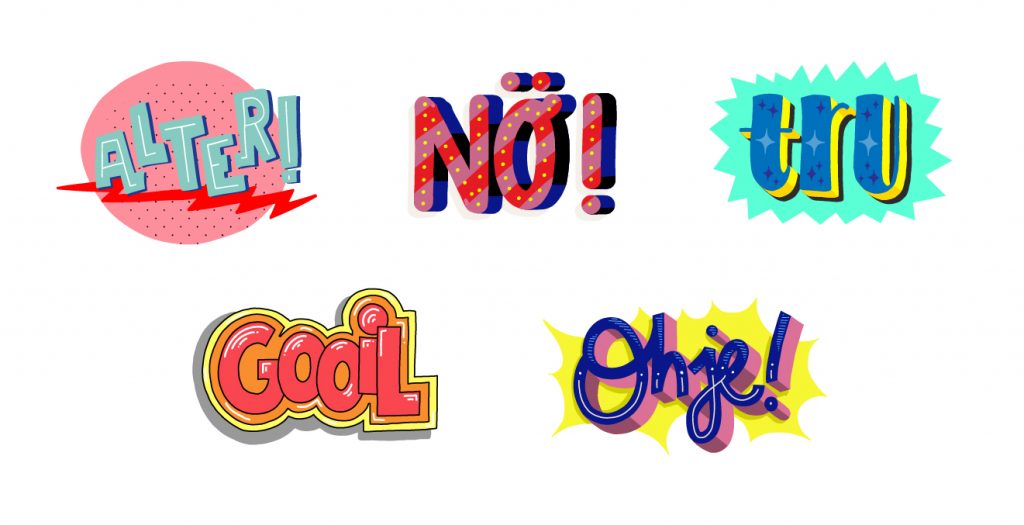 Snapchat Sticker Basic Words "Gooil"
