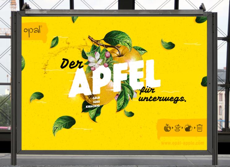 Branding Kampagne Opal Apfel