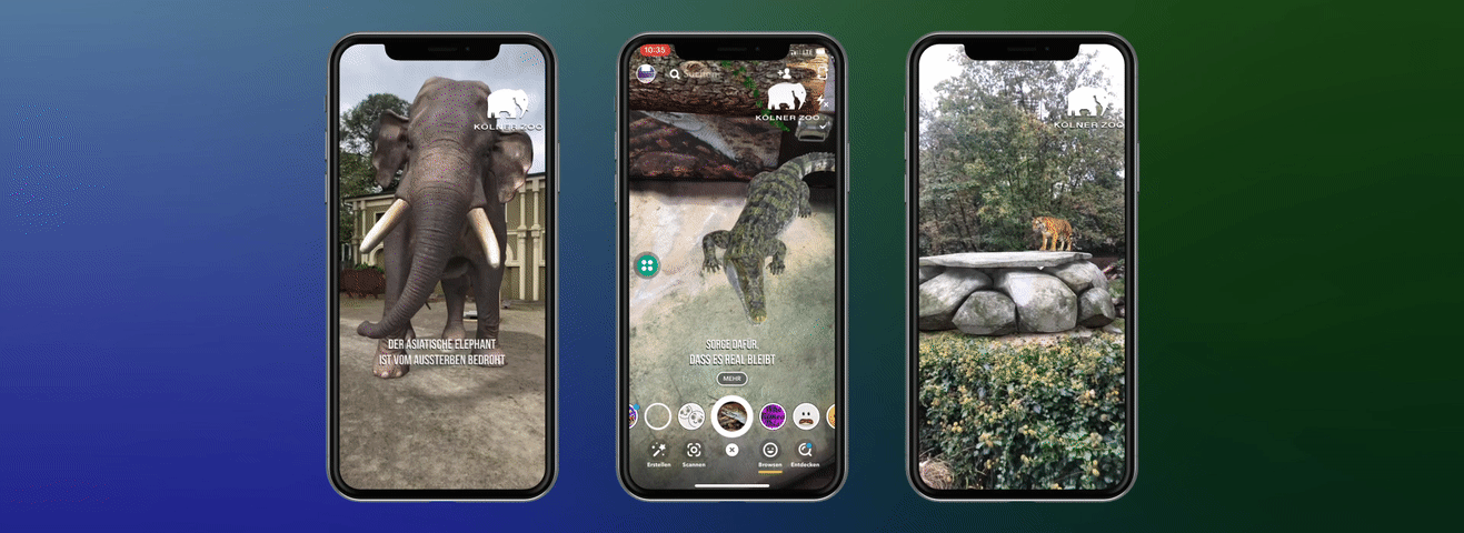 AR/TENSCHUTZ Koelner Zoo x Snapchat AR-Lenses